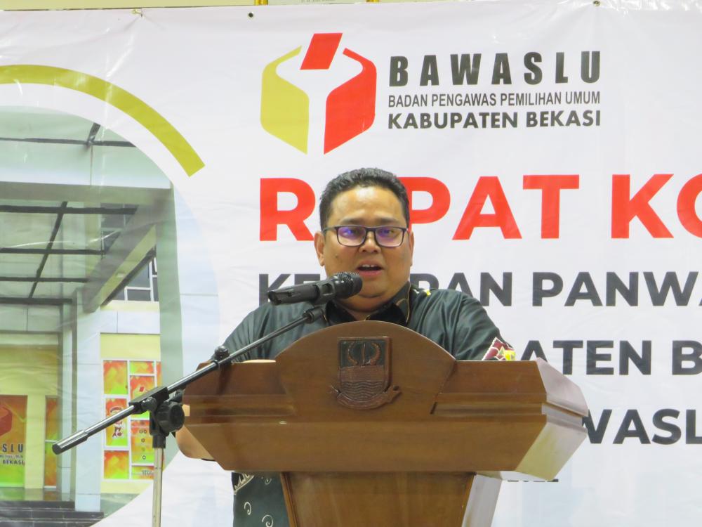 KETUA BAWASLU RI, RAHMAT BAGJA RESMIKAN KANTOR SEKRETARIAT BAWASLU KABUPATEN BEKASI