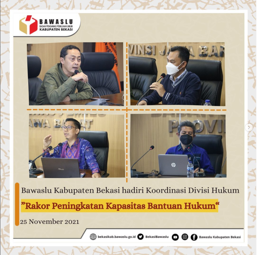 Koordinasi Peningkatan Kapasitas Bantuan Hukum