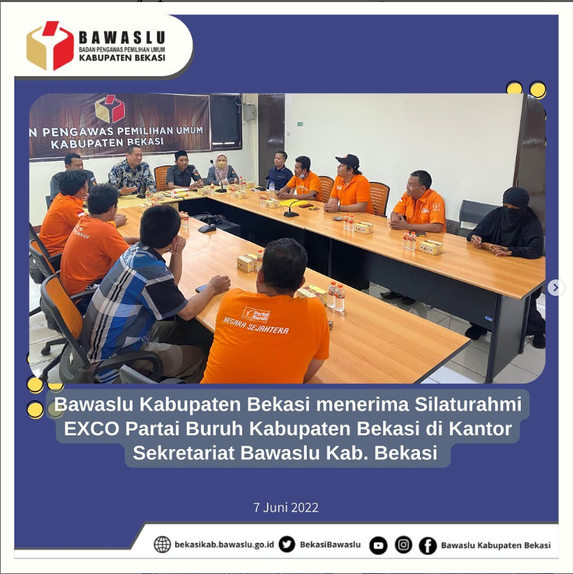 Silaturahmi EXCO Partai Buruh Kabupaten Bekasi
