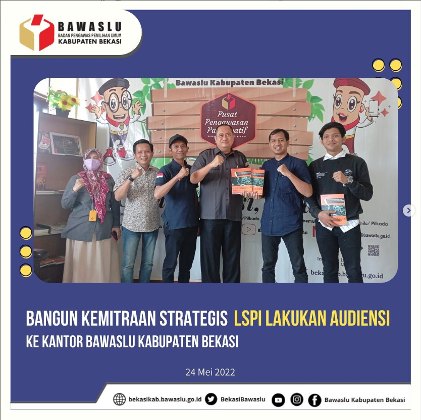 audiensi Koordinator Nasional Lentera Studi Pemuda Indonesia , membangun kemitraan strategis dengan berbagai stakeholder pengawas dan penyelenggaraan Pemilu