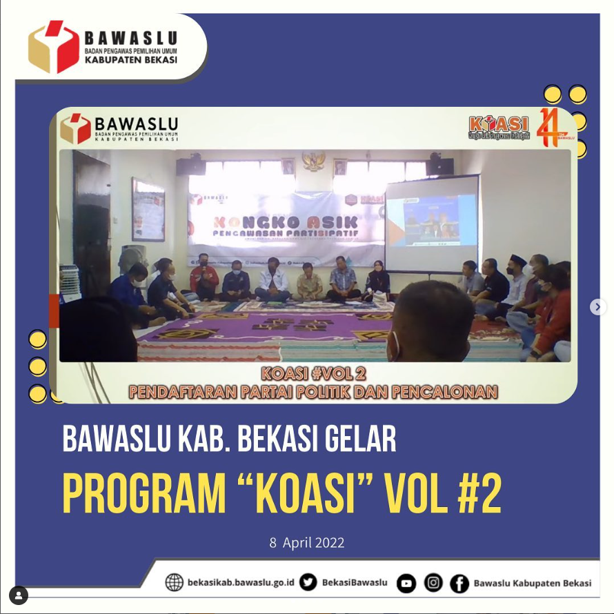 KoasiÃ¢â‚¬Â Kongko Asik Pengawasan Partisipatif serial ke-2