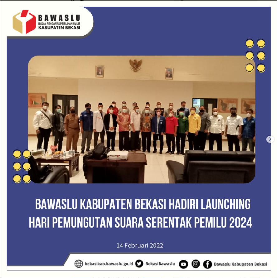 Launching Hari Pemungutan Suara Pemilu 2024 