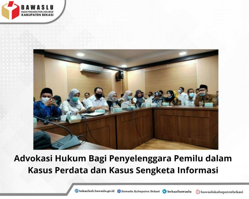 Pelatihan Advokasi Hukum bagi Penyelenggara Pemilu Jika Terjerat Kasus Hukum