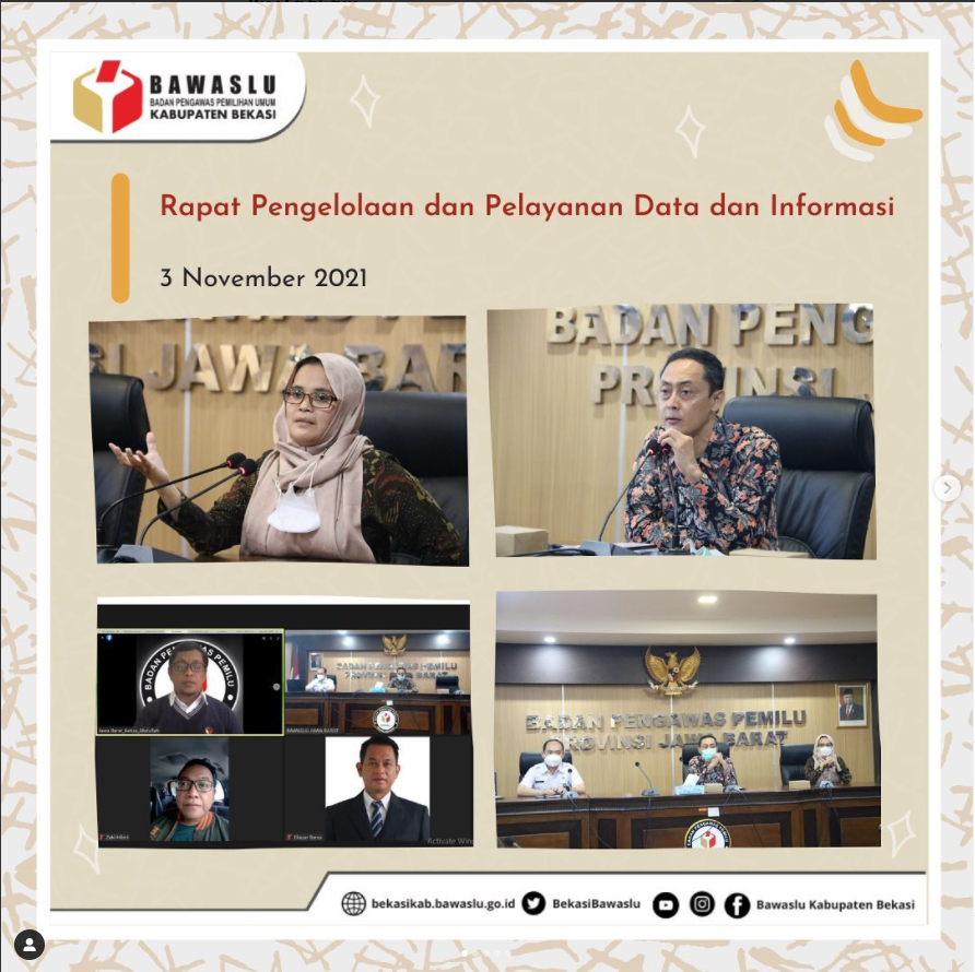 Rapat Pengelolaan dan Pelayanan Data dan Informasi, Guna menyajikan Informasi Publik yang Informatif