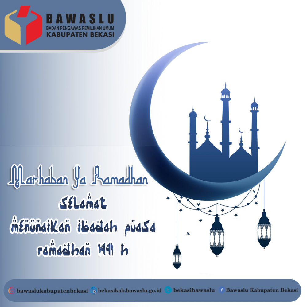 Bersilaturahmi online ala Bawaslu Kab. Bekasi