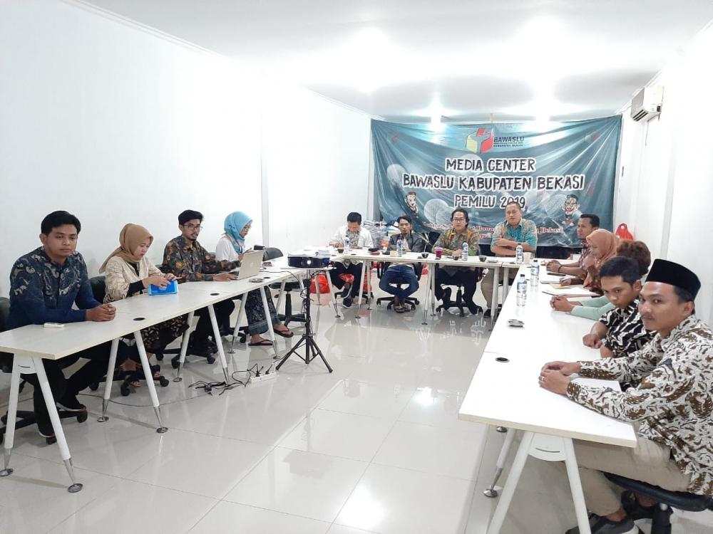 Bawaslu Jabar Supervisi Tentang PHPU Bawaslu Kab. Bekasi