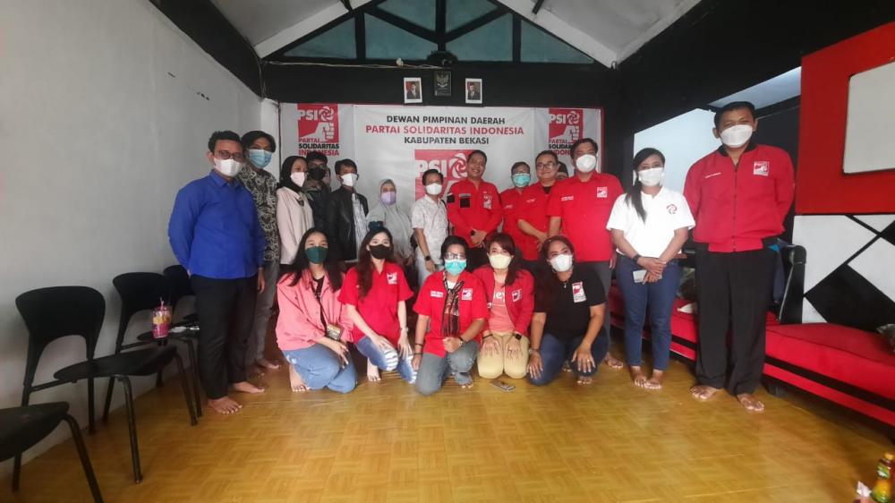 Audiensi dengan Dewan Pimpinan Daerah Partai Solidsrotas Indonesia (PSI) Kabupaten Bekasi