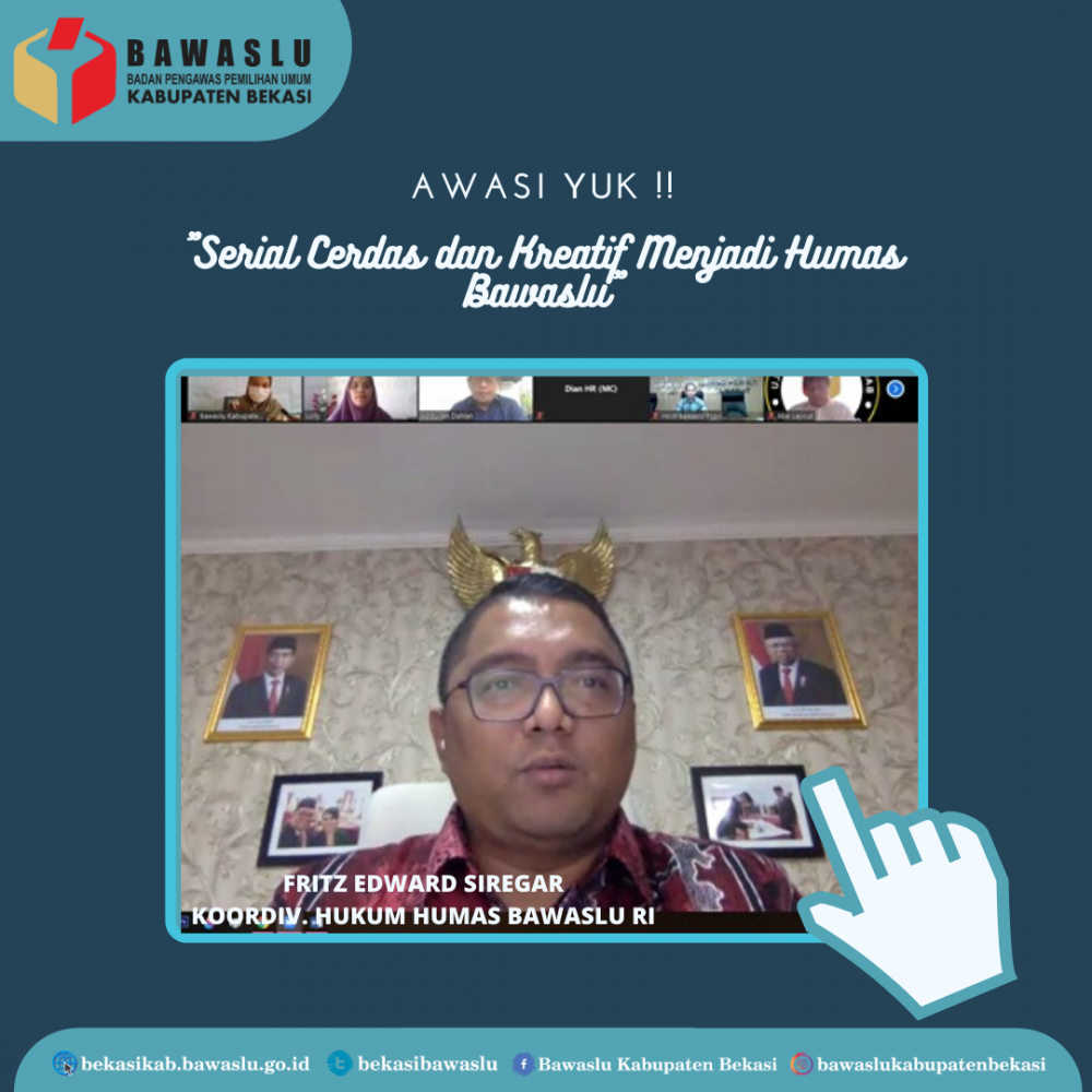 Awasi yuk !! Serial Cercas menjadi Humas Bawaslu
