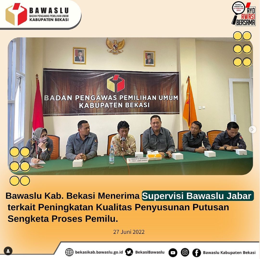 Penyusunan Putusan Sebagai Peningkatan Kapasitas dan Kualitas Kinerja Bawaslu Untuk Menghadapi Pemilu 2024