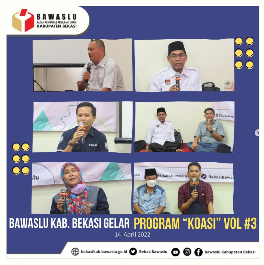 Kongko Asik Pengawasan Partisipatif serial ke-3 bersama Penyelenggara dan Peserta Pemilu