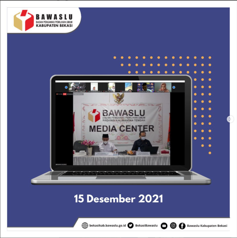 Persidangan Online Penyelesajan Sengketa Proses Pemilu Sekaligus Launching Buku Aspek Hukum Mediasi dan Musyawarah dalam Penyelesaian Sengketa Proses Pemilu dan Pemilihan