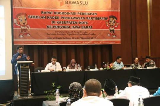 Rapat koordinasi persiapan Sekolah Kader Pengawasan partisipatif di Kabupaten/Kota se JaBar