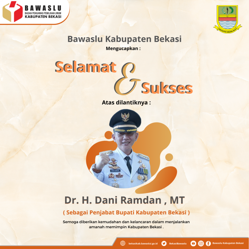 Pelantikan Penjabat Bupati Bekasi