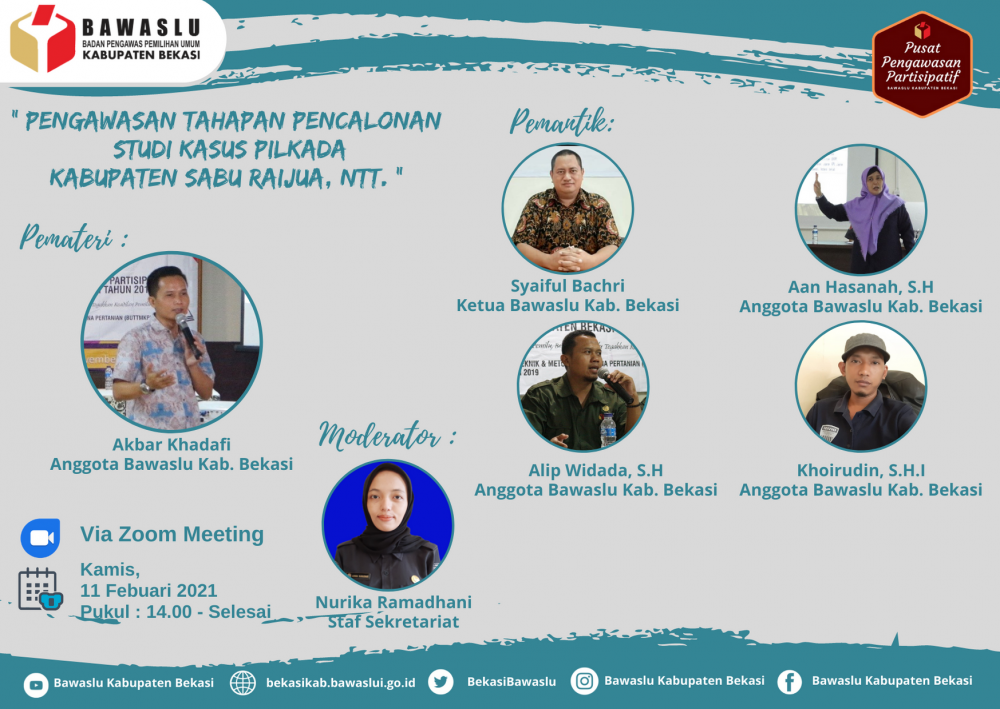 Kajian Pengawasan Tahapan Pencalonan; Studi Kasus Pilkada Kabupaten Sabu Raijua