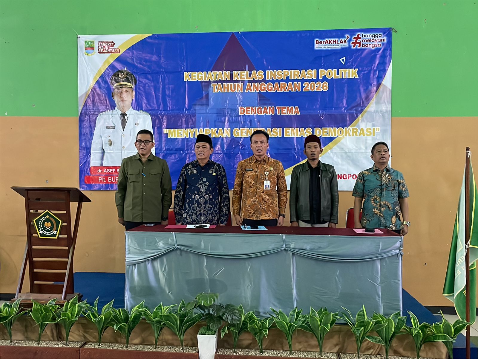 Suasana Pembukaan Kegiatan Inspirasi Politik