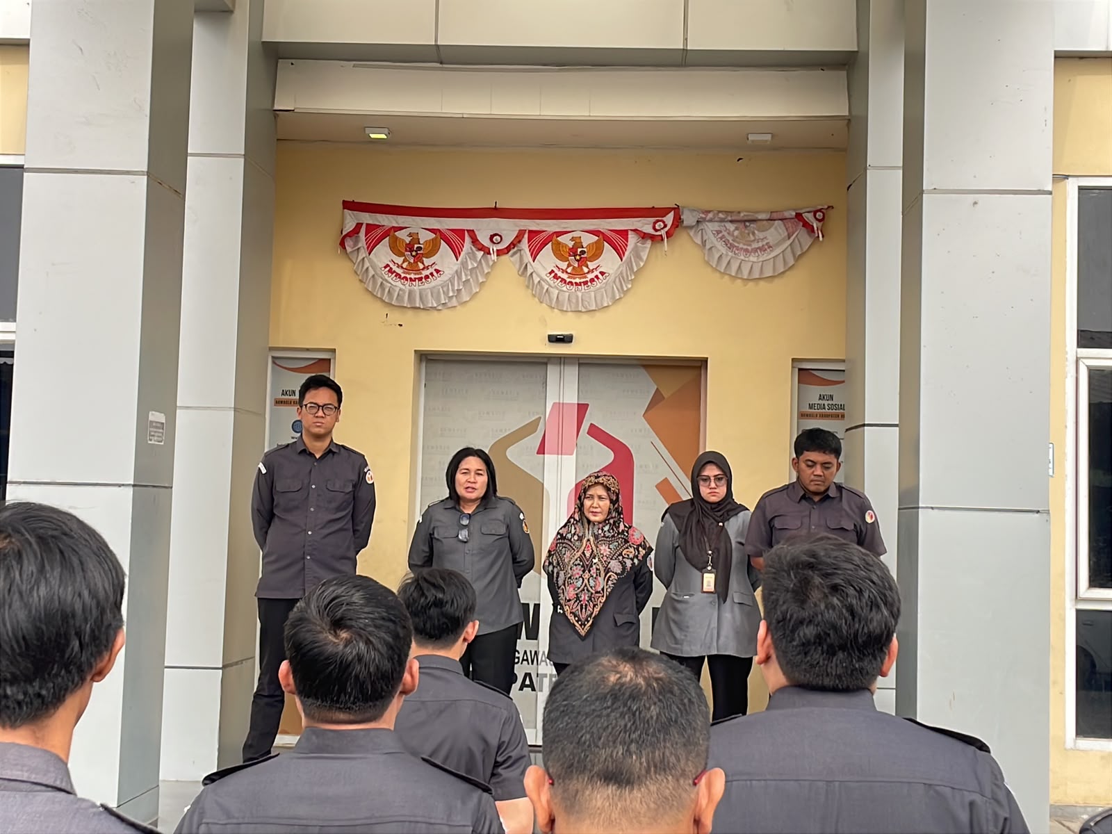 Suasana apel pagi