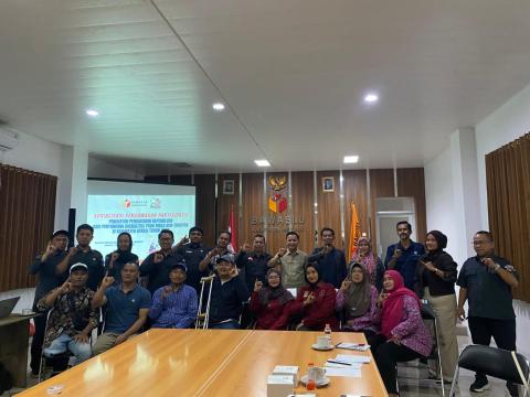 Suasana Kegiatan Sosialisasi Pengawasam Partisipatif, Penguatan Pemahaman Kepemiluan Bagi Penyandang Disabilitas pada Masa Non Tahapan di Kabupaten Bekasi Tahun 2025, kegiatan di gelar di Aula Kantor Bawaslu Kabupaten Bekasi, pada Selasa (11/11/2025).