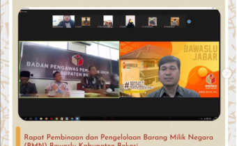 Rapat Pembinaan dan Pengelolaan Barang Milik Negara (BMN) Bawaslu Kabupaten Bekasi