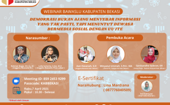 Organisasi Perempuan  Kabupaten Bekasi Berbicara Ã¢â‚¬Å“Demokrasi Bukan Ajang Menyebar Informasi Yang Tak Pasti, Tapi Menuntut Dewasa Bermedia Sosial Dengan UU ITEÃ¢â‚¬Â