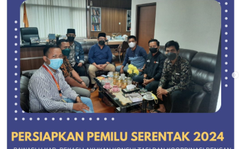 Persiapan menghadapi Pemilu dan/atau Pemilihan Serentak tahun 2024, Divisi Penyelesaian Sengketa Bawaslu Kab. Bekasi lakukan konsultasi dan koordinasi dengan Bawaslu Jawa Barat