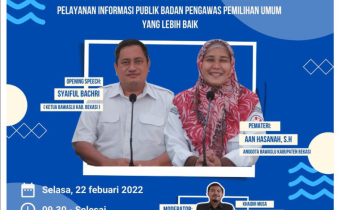 Tingkatkan Pengetahuan SDM Bawaslu Kab. Bekasi Rutin adakan Kajian.