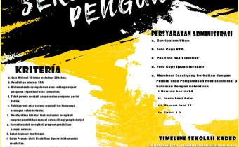 Dibuka Pendaftaran, Sekolah Kader Pengawasan 