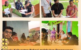 Pemilu 2024 Semakin Mendekat, Bawaslu Kabupaten Bekasi lakukan Pengawasan Verifikasi Faktual Keanggotaan Partai politik.