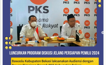 Audiensi dengan Dewan Pimpinan Daerah Partai Keadilan Sejahtera Kabupaten Bekasi