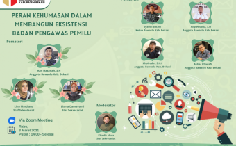 Peran Kehumasan Dalam Membangun Eksistensi Badan Pengawas Pemilu
