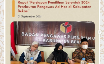 Persiapan Pemilihan Serentak 2024: Perekrutan Pengawas Ad-Hoc
