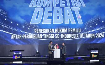 Dokumentasi Kompetisi Debat Penegakan Hukum Pemilu IV Tahun 2024