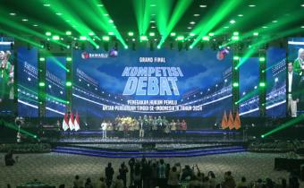 Dokumen Foto Arsip Kompetisi Debat Tahun 2024 Bawaslu RI