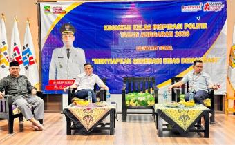 Ketua Bawaslu Kabupaten Bekasi hadir sebagai narasumber dalam Kelas Inspirasi Politik dengan tema “Menyiapkan Generasi Emas Demokrasi” Kamis (23/4/2026).