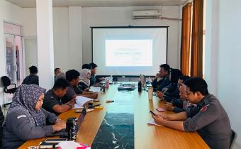 Suasana Kajian Rutin pagi Bawaslu Kabupaten Bekasi