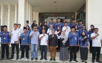 Suasana Foto bersama setelah Apel Bersama Coktas PDPB